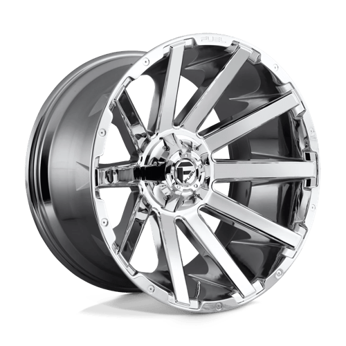 Fuel D614 CONTRA – 22×12 CHROME PLATED – 45 Tires and Wheels