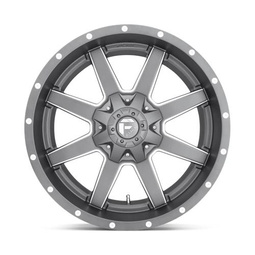 Fuel D542 MAVERICK - 20x9 MATTE GUN METAL MILLED